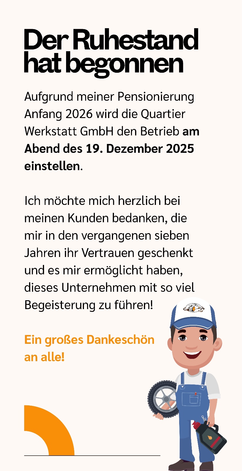 Quartier Werkstatt - Betrieb eingestellt